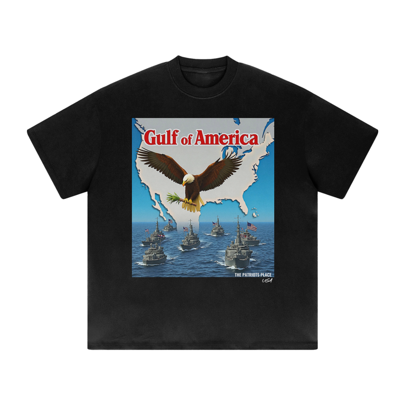 Gulf Of America, 425G Heavyweight Shoulder Tee