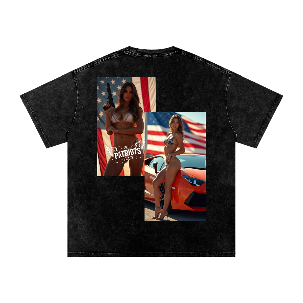 The Patriot’s Pose, 250G Oversized Tee
