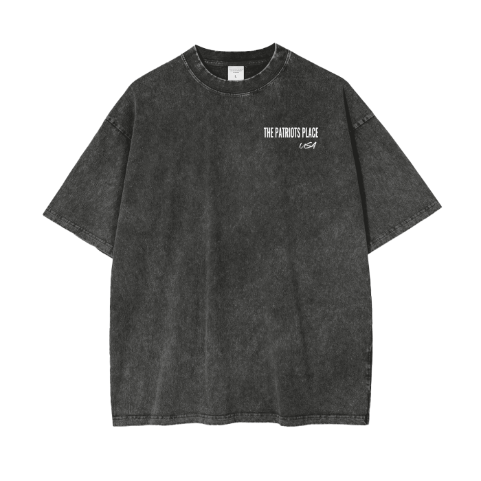 Never Surrender, 250G Oversized Acid Washed Tee