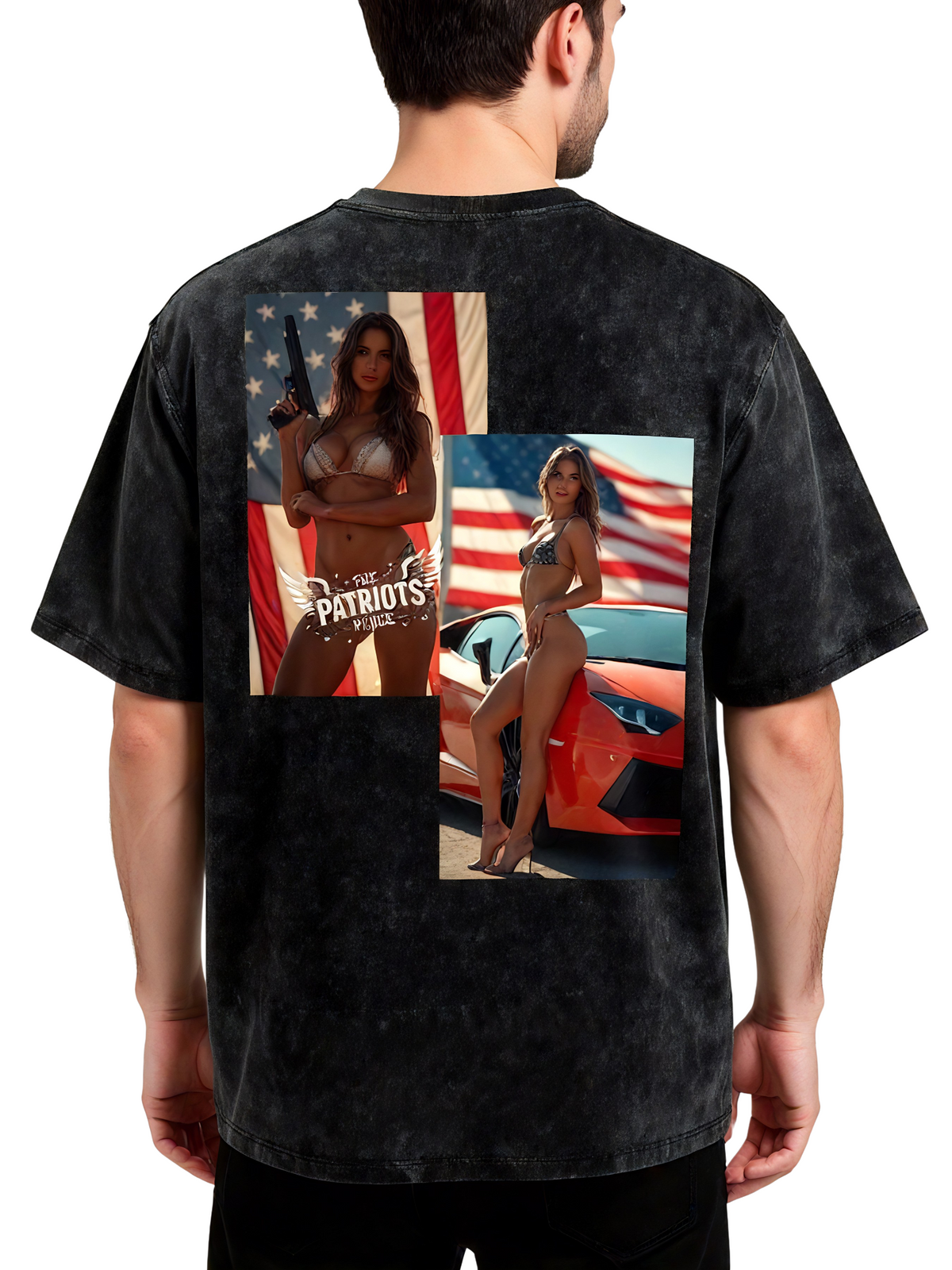 The Patriot’s Pose, 250G Oversized Tee