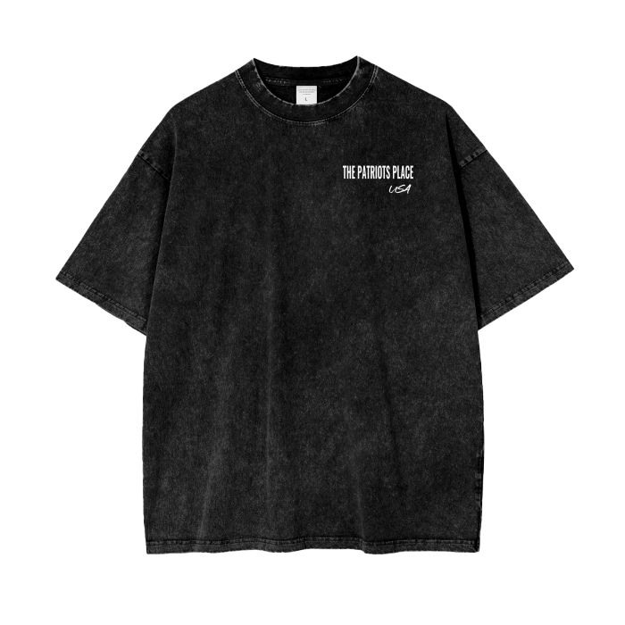 Never Surrender, 250G Oversized Acid Washed Tee