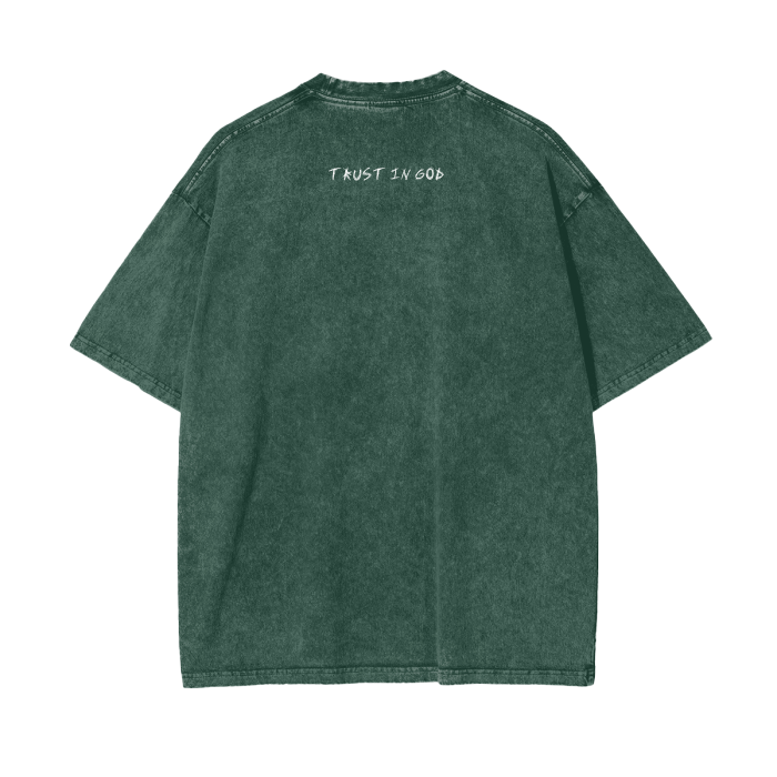Mr 47th's Lambo, 250G Oversized Acid Washed Tee