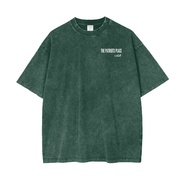 Never Surrender, 250G Oversized Acid Washed Tee