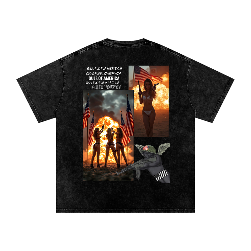 Battle For The Gulf, 250G Oversized Acid Washed Tee