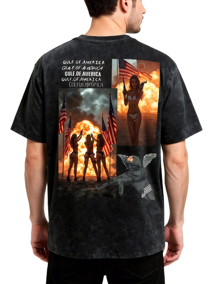Battle For The Gulf, 250G Oversized Acid Washed Tee