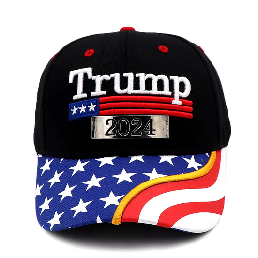 Trump 2020 Changed to 2024 Embroidered USA Hat