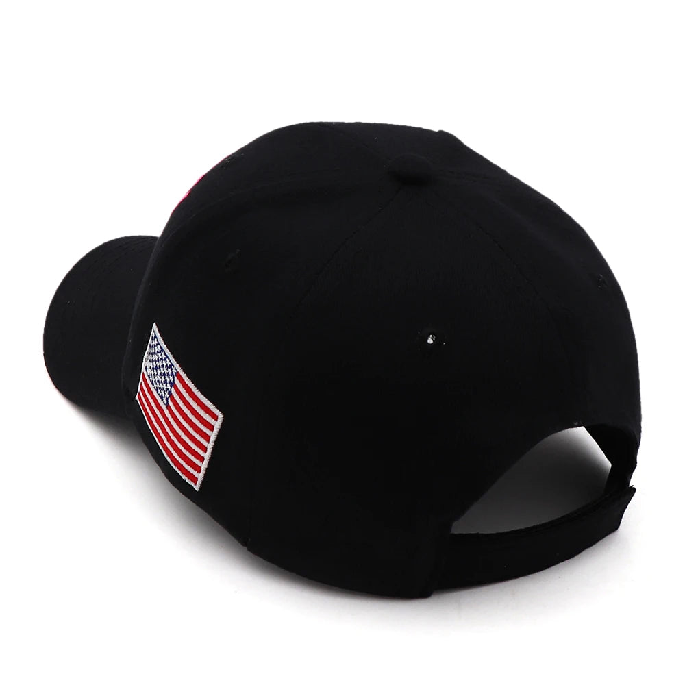 New Donald Trump 2024 Cap USA Flag Baseball Caps WOMEN for TRUMP Snapback Hat Embroidery Drop Shipping