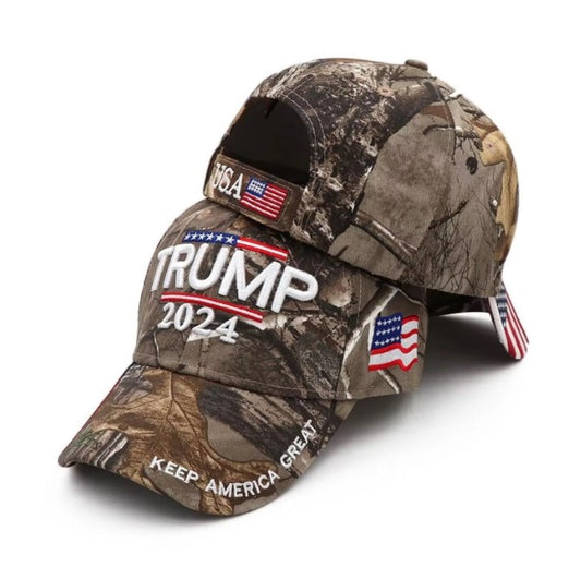 Keep America Great Trump 2024 Camo Hat