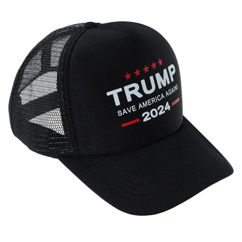 Trump 2024 US Flag Baseball Cap Trump Cotton Sunscreen Hats Adjustable Camo Trump Supporters Cap Trump Supporters Hat