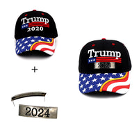 Trump 2020 Changed to 2024 Embroidered USA Hat