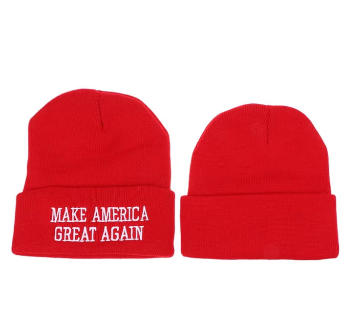 Red MAGA Beanie