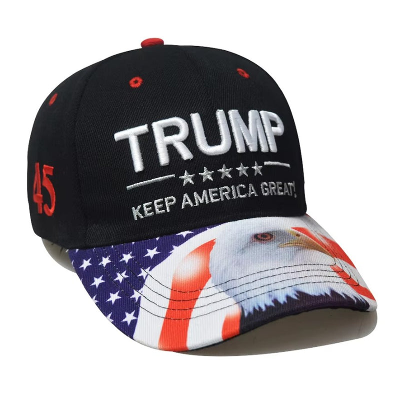 Keep America Great Trump Eagle Hat Black