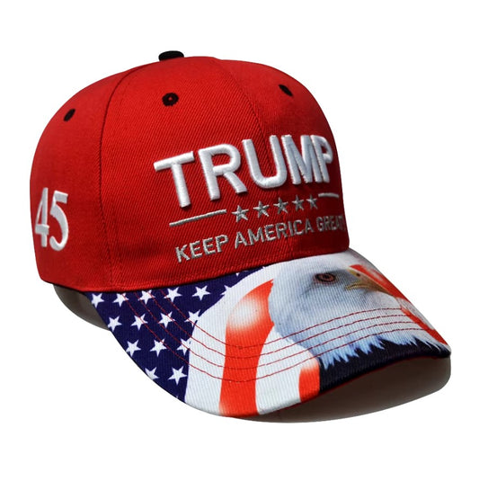 Keep America Great Trump Eagle Hat RED