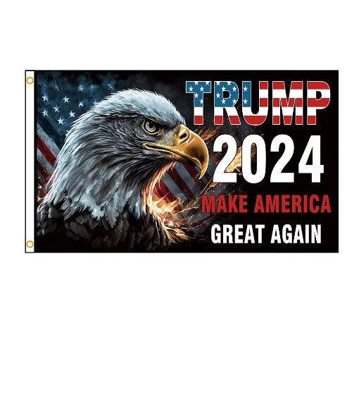 Trump 2024 MAGA Eagle Flag (3 x 5ft)