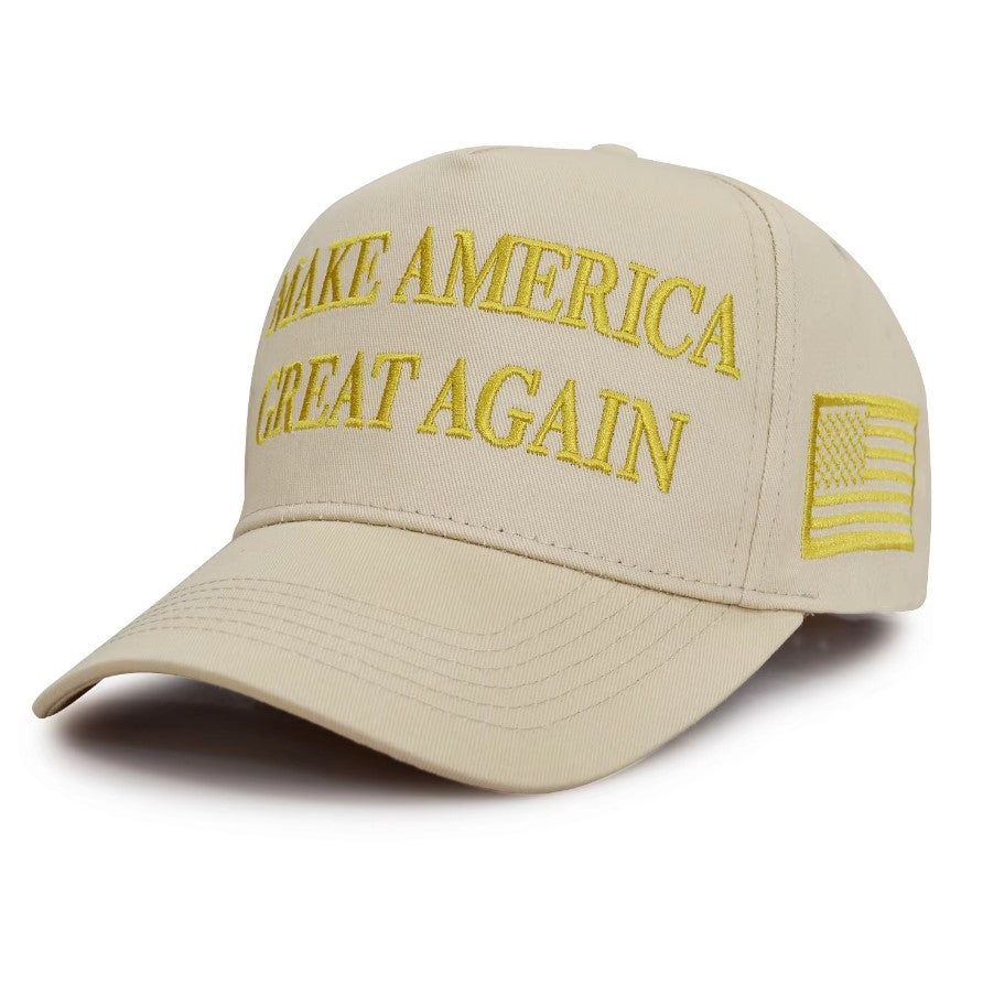 Khaki MAGA Hat