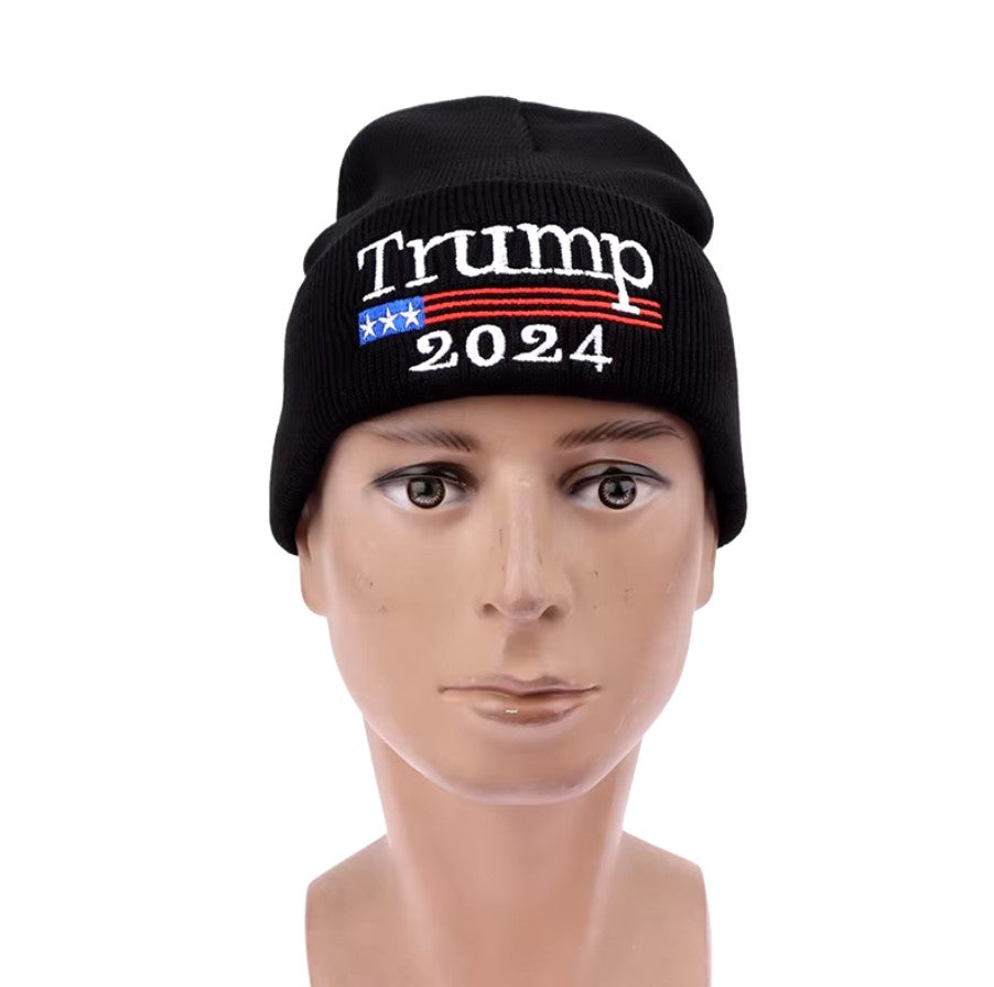 Trump 2024 Black Beanie