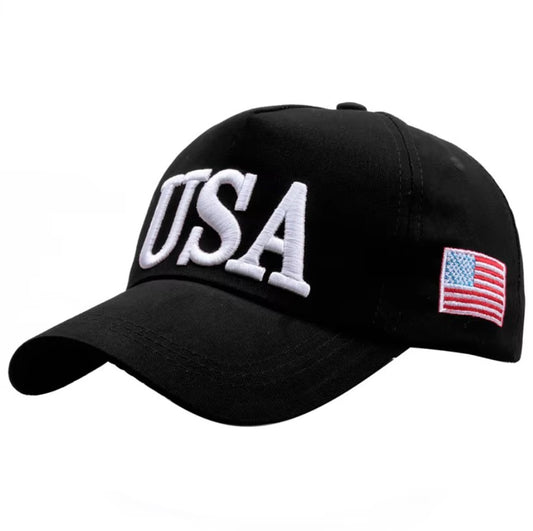 45th USA President Hat Black