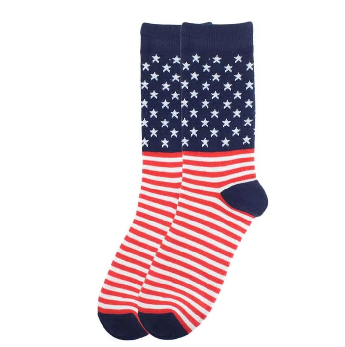 American Flag Socks