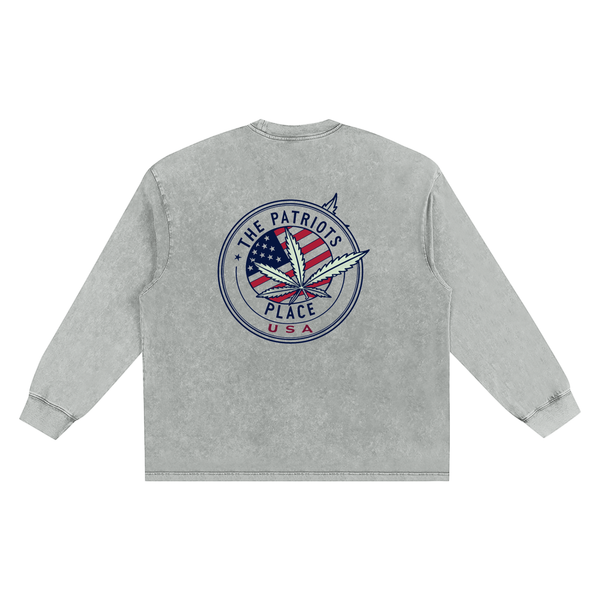 TPP USA X 420, 250G Oversized Long Sleeve Tee