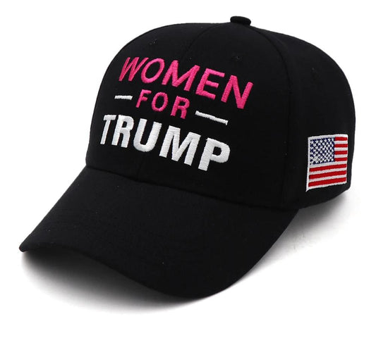 New Donald Trump 2024 Cap USA Flag Baseball Caps WOMEN for TRUMP Snapback Hat Embroidery Drop Shipping