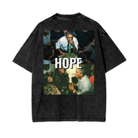 Obomba "Hope & Dope" Acid Wash Oversize Tee -Back Design