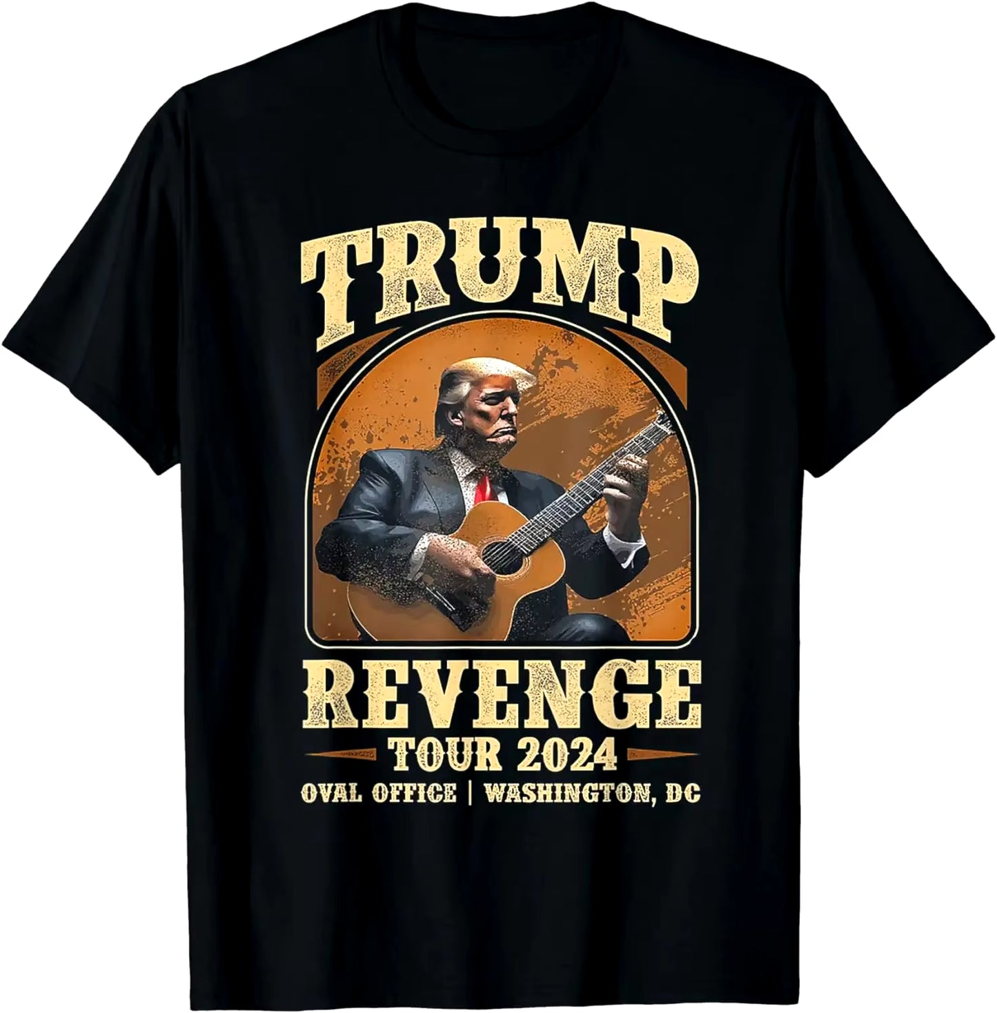 Trump Revenge Tour 2024 T-Shirt Fun Street Casual Couple Clothes Men T Shirt Graphic T Shirts