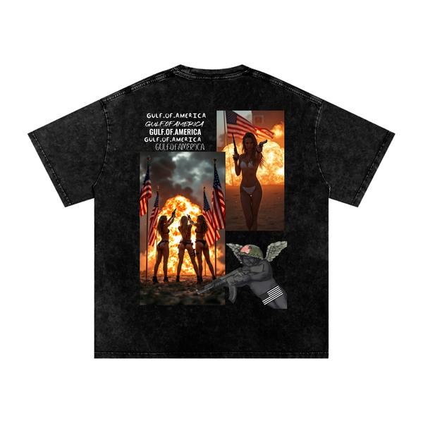 Battle For The Gulf, 250G Oversized Acid Washed Tee