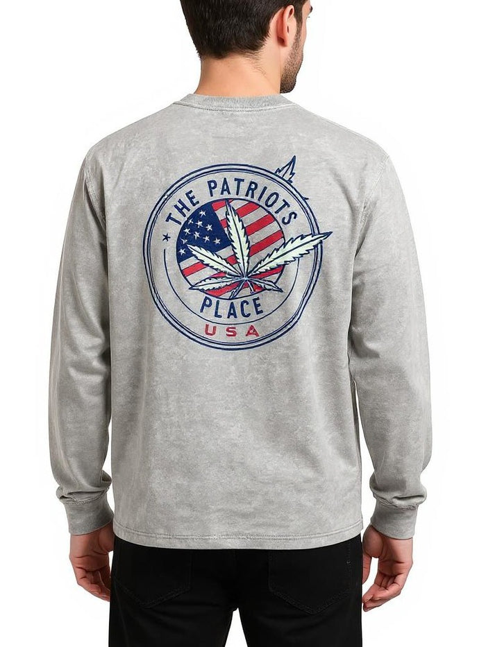 TPP USA X 420, 250G Oversized Long Sleeve Tee